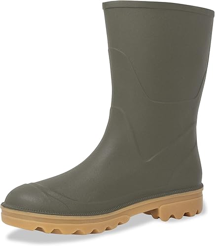 mens short rubber boots