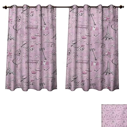 Amazon Com Rupperttextile Paris Blackout Curtains Panels