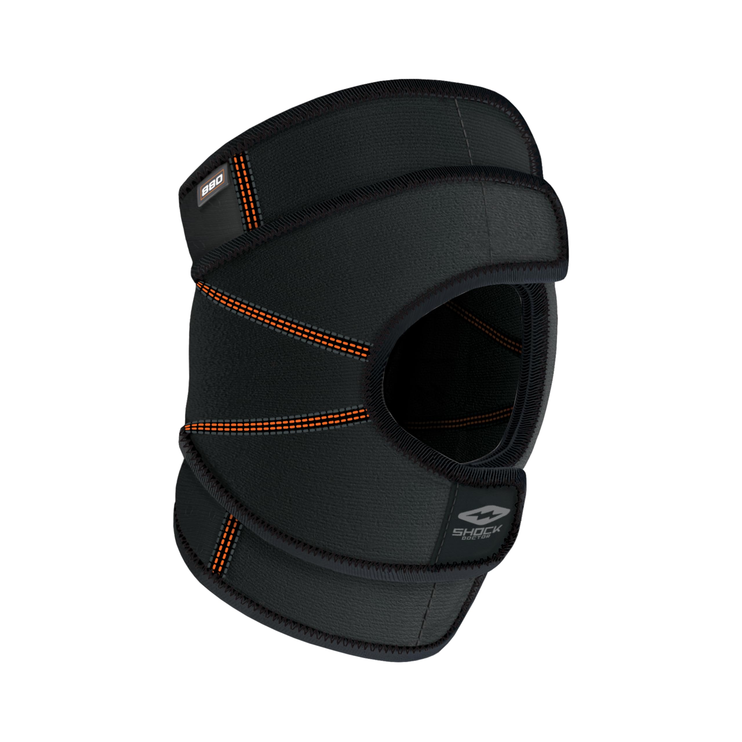 Photo 1 of Shock Doctor Knee Brace Wrap, Knee Support Stabilizes Patella, Provides Comfortable & Lightweight Compression to Stabilize Muscles in the Knee, Single