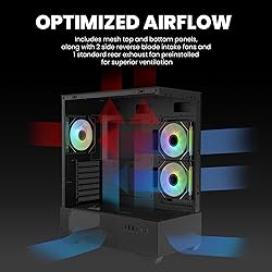 Zalman CHRONIX Mid Tower ATX Gaming PC Case with 3
