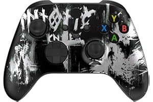 eXtremeRate Replacement Shell for Xbox Series X & S Controller - Unleash Your Style - Darkness Falls Custom Acessories Skin F