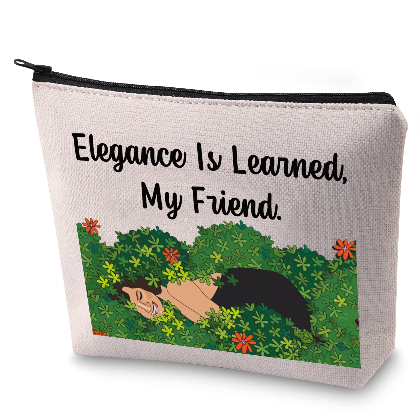 LEVLO RHONY Inspired Gift Elegance is Learned Makeup Bag Real Housewives Gift (Elegance is Learned) — image 1