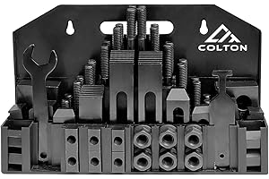 COLTON INDUSTRIAL TOOLS Colton 58010 | 60Pc Premium 5/8" T-Slot Clamping Kit 1/2"-13 UNC Thread