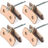 Esttlamer Front &amp; Rear Disc Brake Pads Compatible with E-Ride Pro S/SS 2.0 Electric Dirt Bike, E-Bike Replacement Parts 4 Pcs