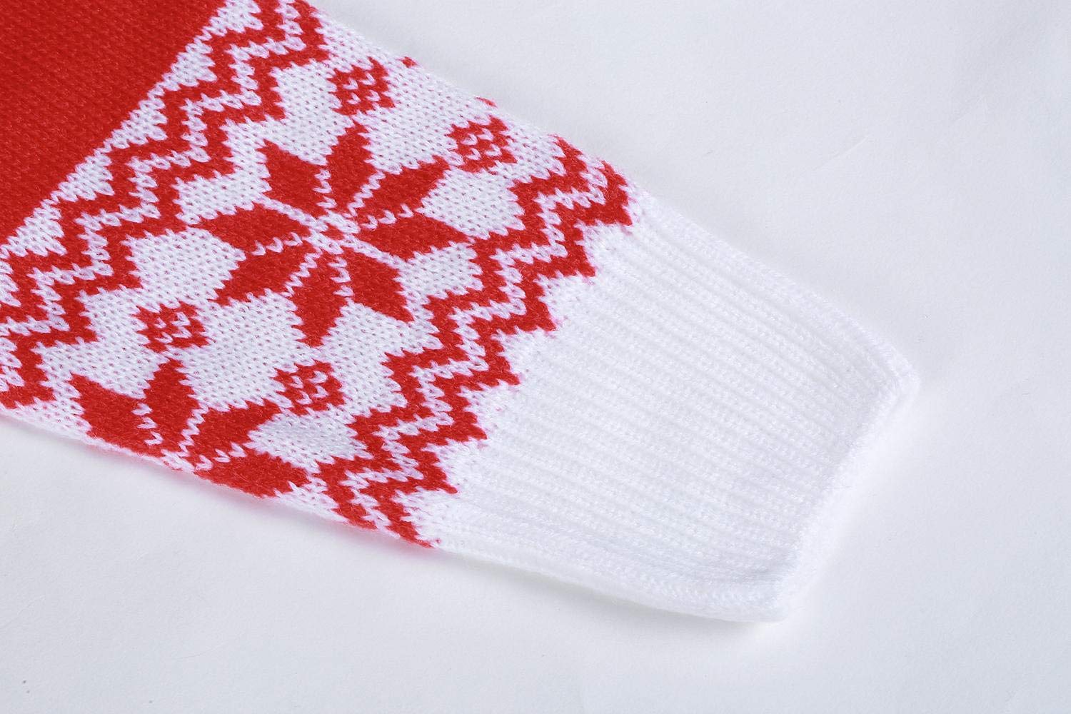 Chuanqi Womens Ugly Christmas Sweater Oversized Casual Crewneck Reindeer Cute Sweaters Pullovers