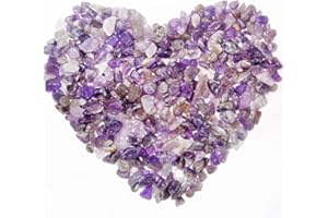 ATOPLUTLY Colorful Quartz Crystals Stones Assorted, Crystal Chips Vase Fillers Tumbled Chips Stone Crystal Natural Rocks Stone Vases Plants Succulents Cactus Fish Tank Vase Filler Decorations (Purple)