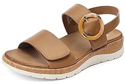 UBFEN Womens Flat Sandals Arch Support Open Toe
