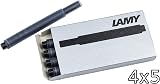 Lamy T10 Ink Cartridges Set of 4 Large Capacity Black 1.25 ml each view 3