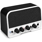 JOYO 5W Mini Guitar Amp Portable Electric Guitar Practice Amplifier with Bluetooth 5.0, Clean/Overdrive Channels, Rechargeable Battery, AUX &amp; Headphone Out (JA-02 II Black)