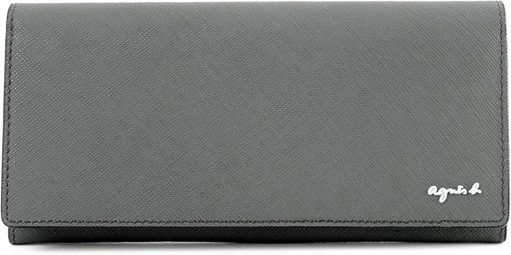 Amazon 名入れ可 アニエスベー ボヤージュ Agnes B Voyage 財布 長財布 二つ折り長財布 かぶせ がま口 小銭入れ レザー 牛革 本革 Oah17 03 Agnes B アニエスベー 財布