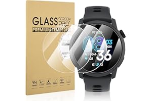 Suoman 3-Pack for COROS Pace 4 37mm Screen Protector, [Anti-Scratch] 9H Hardness 2.5D No Bubble Smartwatch Tempered Glass Scr