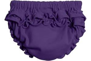 CITY THREADS Girls Soft Cotton Ruffle Diaper Cover