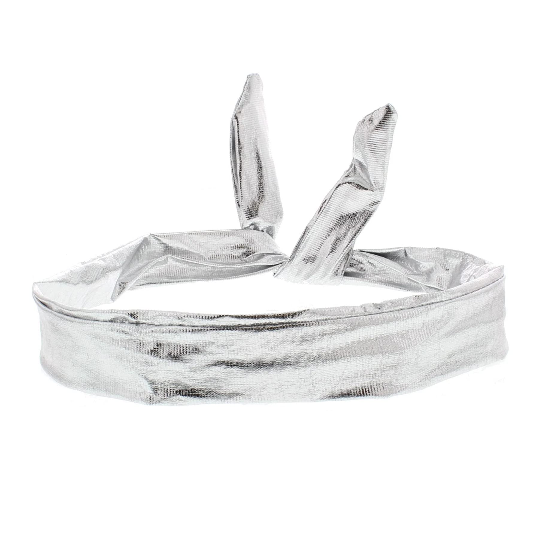 Topkids Accessories Wire Headbands for Women's Hair, Girls Headbands Hair Bands for Women Accessories for Women Head Bands Adult Women's Fashion (Silver Metallic)