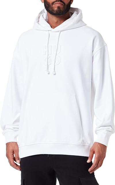 HUGO Dokras Men's White Button-Up Shirt Size Small