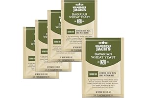 5x Mangrove Jack's Yeast M20 Bavarian Wheat Craft Series Yeast 10g treats 23L by Mangrove Jack