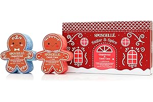 Spongellé Gingerbread Gift Set Body Wash Infused Buffers, Sugar & Spice