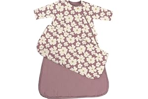 GUNAMUNA Long Sleeve Sleep Sack | Wearable Sleep Bag for Toddlers and Babies, Soft Rayon | 1.0 TOG