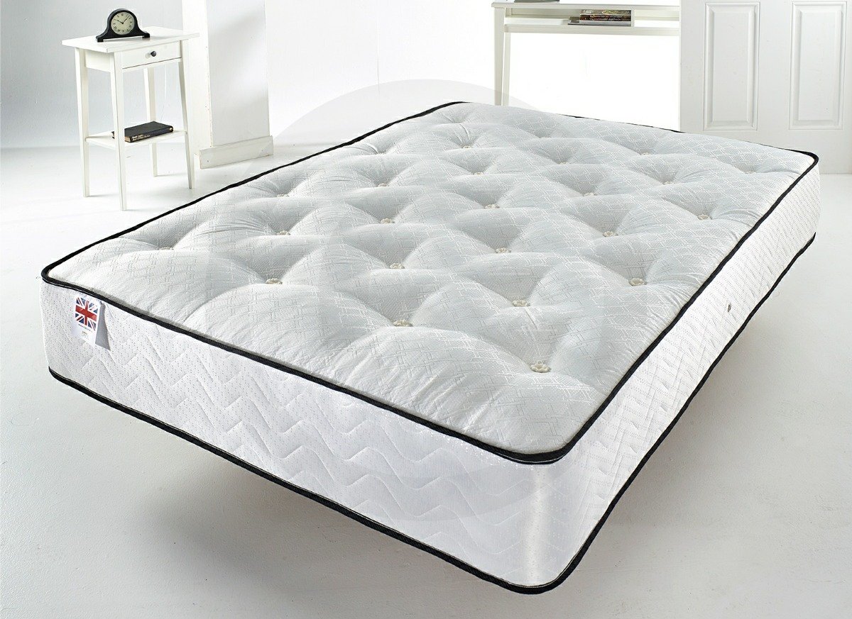 Comfort support mattress, with 25cm deep spring memory foam-King Size (5'0)