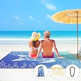 Ainiv Beach Blanket Large 140x210 cm Sandproof Waterproof 2-3 People view 8