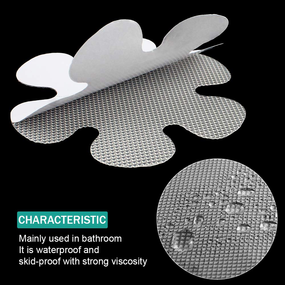btcus4 Bathtub Anti-slip Stickers Adhesive Safety Treads for Tubs Bath,Showers,Pools,Stairs or Other Slippery Spots -20 Pieces 4 Inches