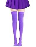 Lastclream Women Costume Thigh High Silk Stockings