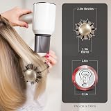 Sndyi Round Hair Brush 32mm Nano Ceramic Ionic + Boar Bristles view 3