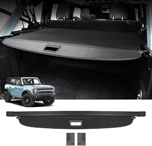 Powerty Retractable Cargo Cover For Audi Q5 2009-2017 — Trunk Security Shade, Black, Load-Bearing Design - View #8