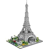 dOvOb Architecture Eiffel Tower Micro Blocks Set, 3369 Pieces Mini Bricks 3D Puzzle Toy, Gift for Adults and Kids