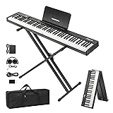 GarveeLife Folding Piano Keyboard,Full Size 88 Key