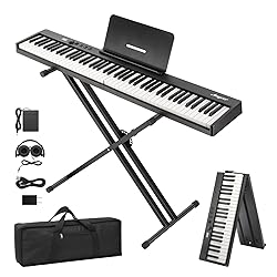 GarveeLife Folding Piano Keyboard,Full Size 88 Key