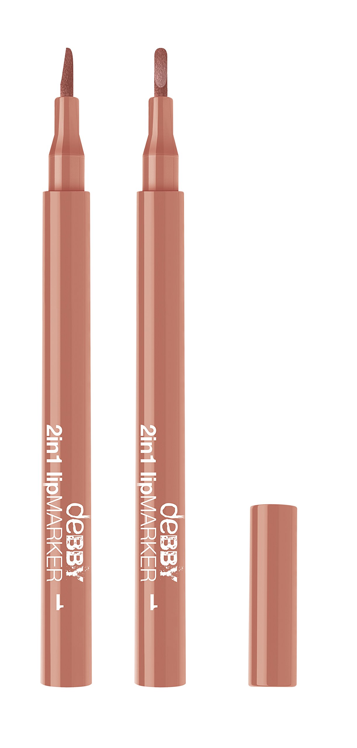 DEBBY Lip Marker 01 2In1 Bare Pencil Lips Make-Up And Cosmetic