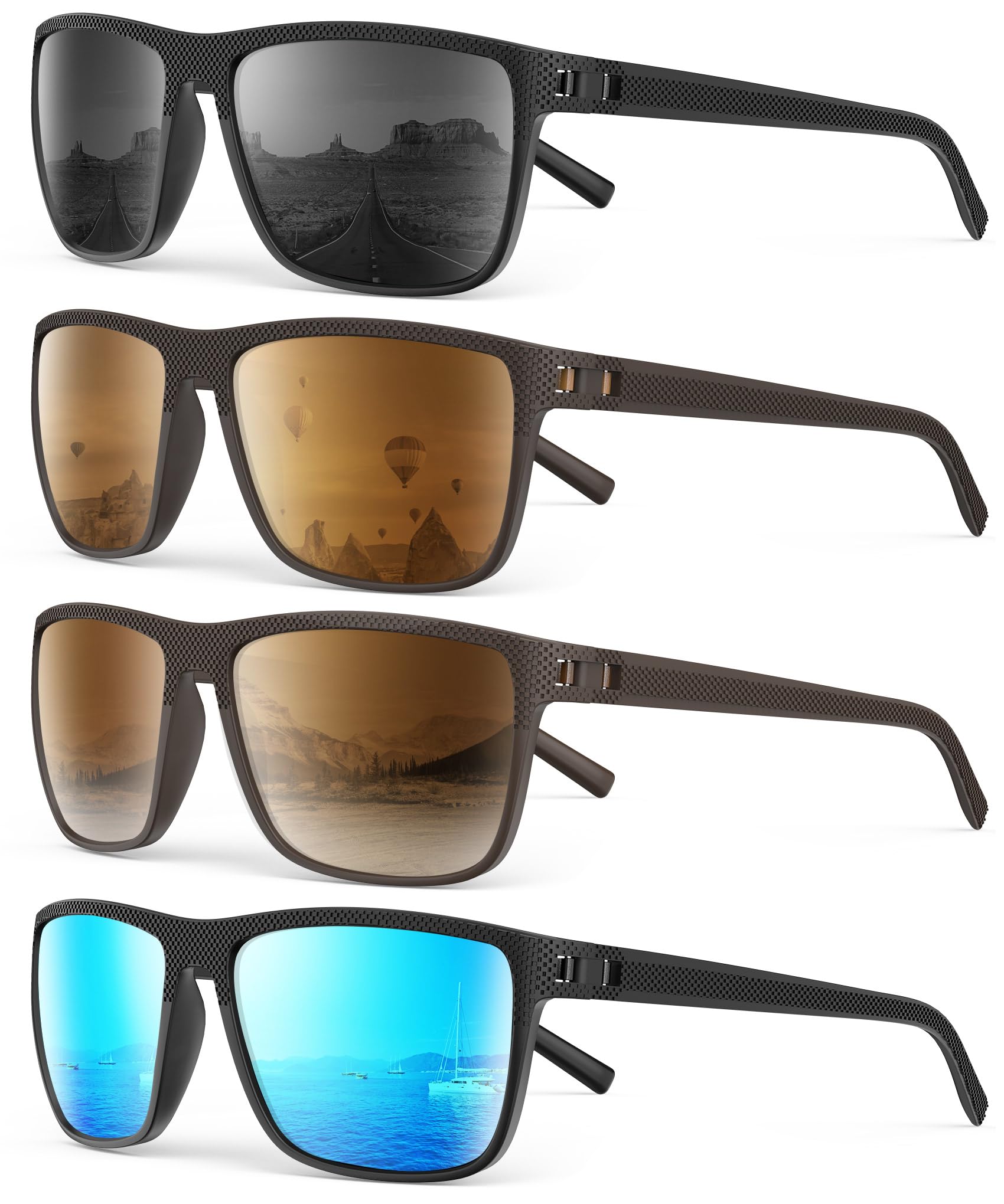 CIFOYA Mens Sunglasses Polarized Men