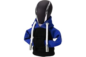 QTZFKFLHD Gear Shift Hoodie, Funny Gear Shift Knob, Universal Car Shift Knob Hoodie, Mini Hoodie for Car Shifter, Automotive Interior Novelty Accessories Decorations, Car Decorations Color Contrast Hoodie.