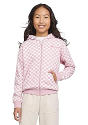 Champion Girls Sweatshirt Full Zip Up Fleece Girls