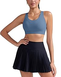 RUNNING GIRL Sports Bra for Women, Criss-Cross Back