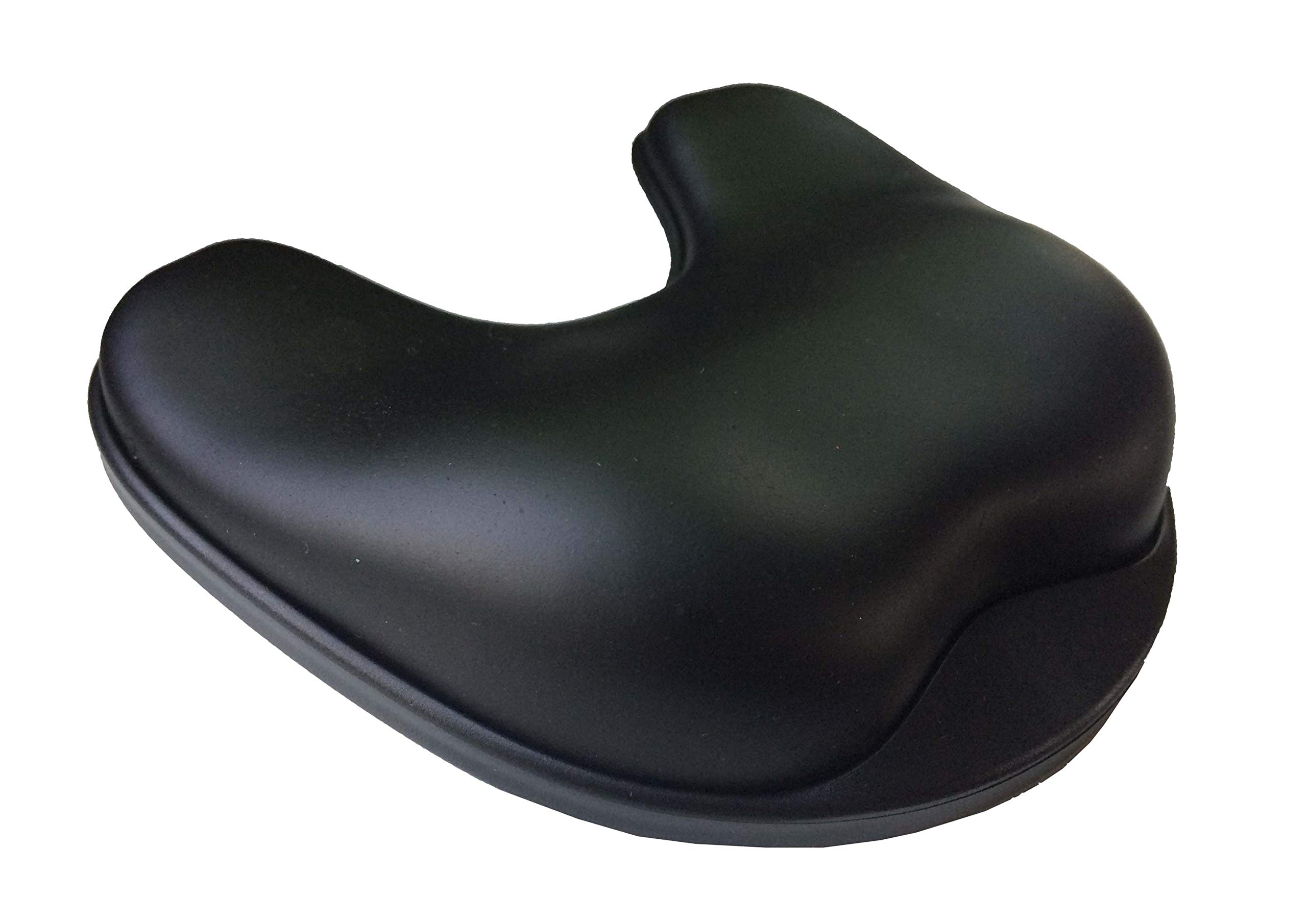 Unilux 400110158 Rotating Wrist Rest Rolling Gaming Mouse Pad Memory Foam Wrist Support Ergonomic Hand Mat for Comfortable Working on the Computer Black