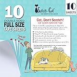Sofisti - Cat Scratch Deterrent Tape for Furniture – 10 Double Sided Anti Scratching Sticky Tape - Cat Scratch Furniture Prot