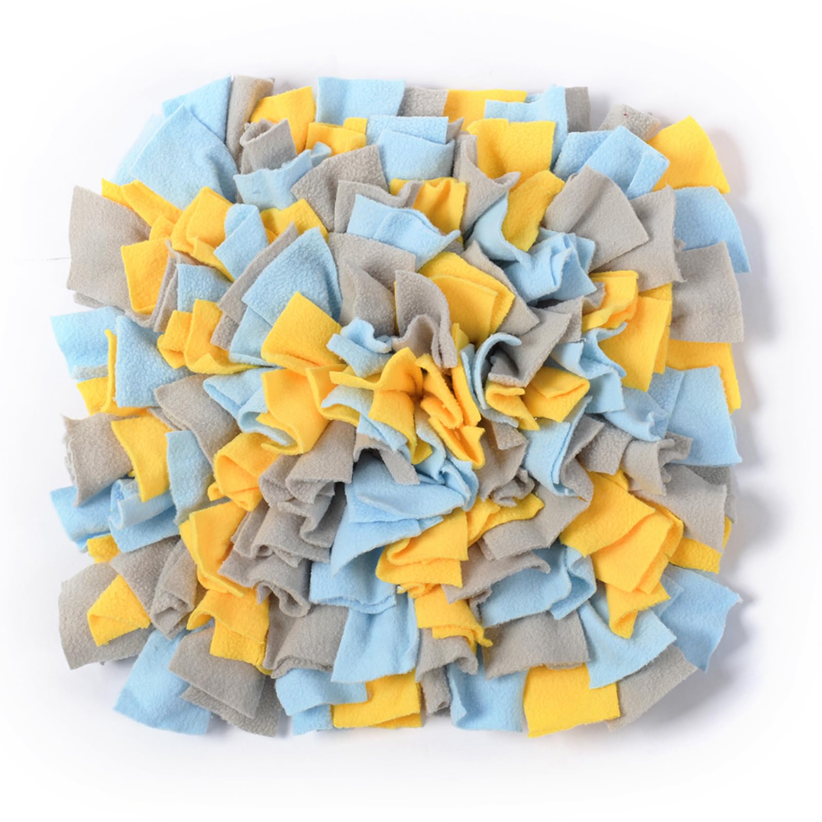 Fadcaer Snuffle Mat for Dogs,Dog Snuffle Mat,Interactive Feeding Game for Mental Stimulation and Boredom,Dog Feeding Mat,Pet Treats Feeding Mat Encourages Natural Foraging Skills (ColorA, 35 * 35CM)