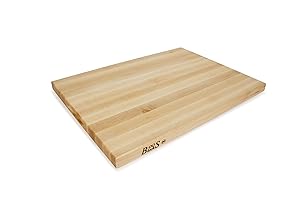 John Boos R02 Maple Wood Edge Grain Reversible Cutting Board, 24 Inches x 18 Inches x 1.5 Inches