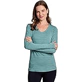 RBX Active Women's Running Shirt Long Sleeve Workout Top with Thumbholes, Athletic Fit Buttery Soft V-Neck T-Shirt Yoga Tee