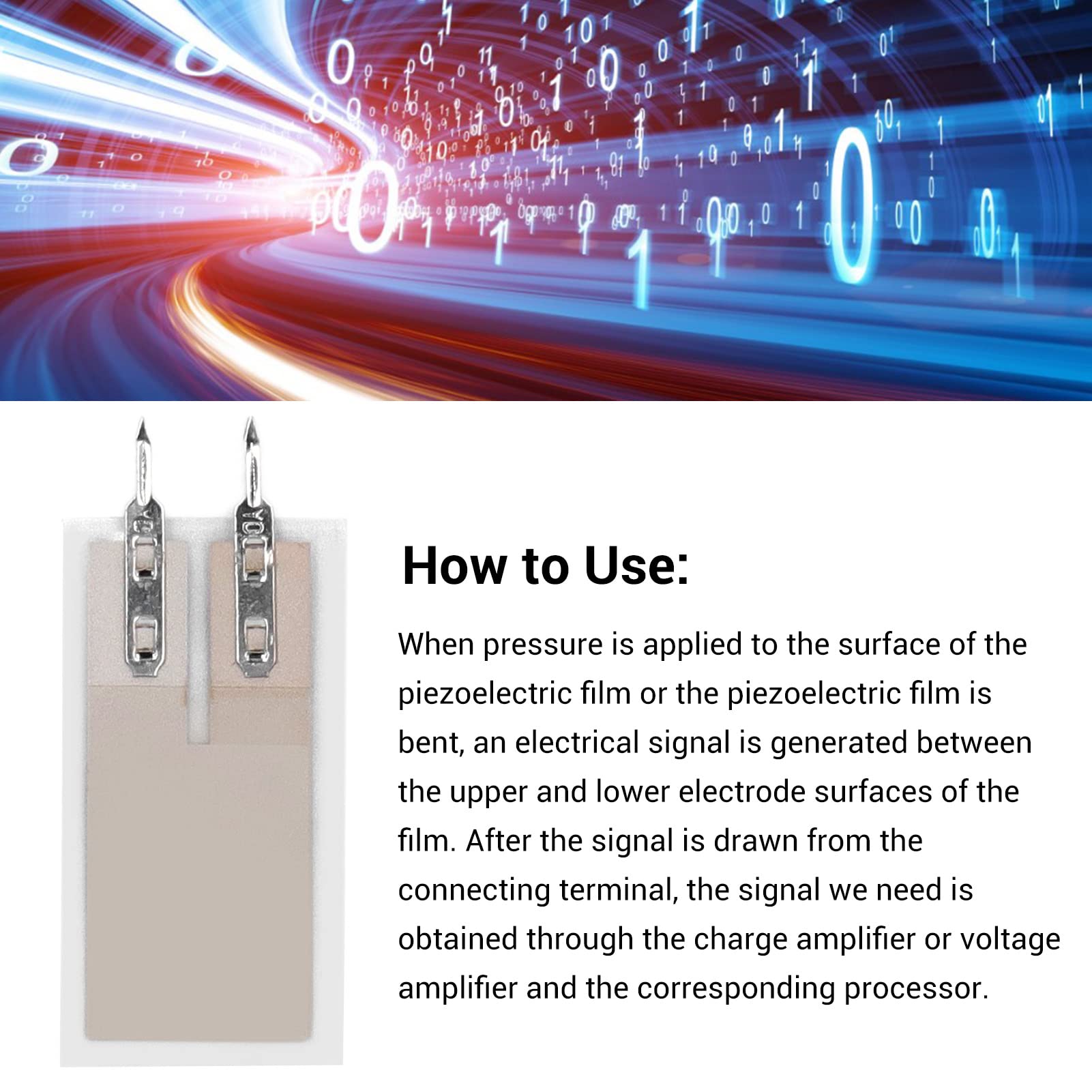 Pvdf Sensor Mua Flexible Piezoelectric Film Sensor High Sensitive Polymer PVDF ...