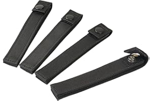 VEPKOIT Molle Strap 6 inch, Tactical Molle Accessories Molle Webbing Straps, Military Molle Attachment Clips Snap Strap for Backpack, Outdoor Nylon Thumb Molle Panel Straps