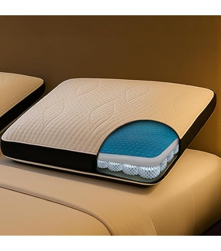 HyperGel Cooling Gel Bed Pillow CNeck Deep Sleep Duo Memory