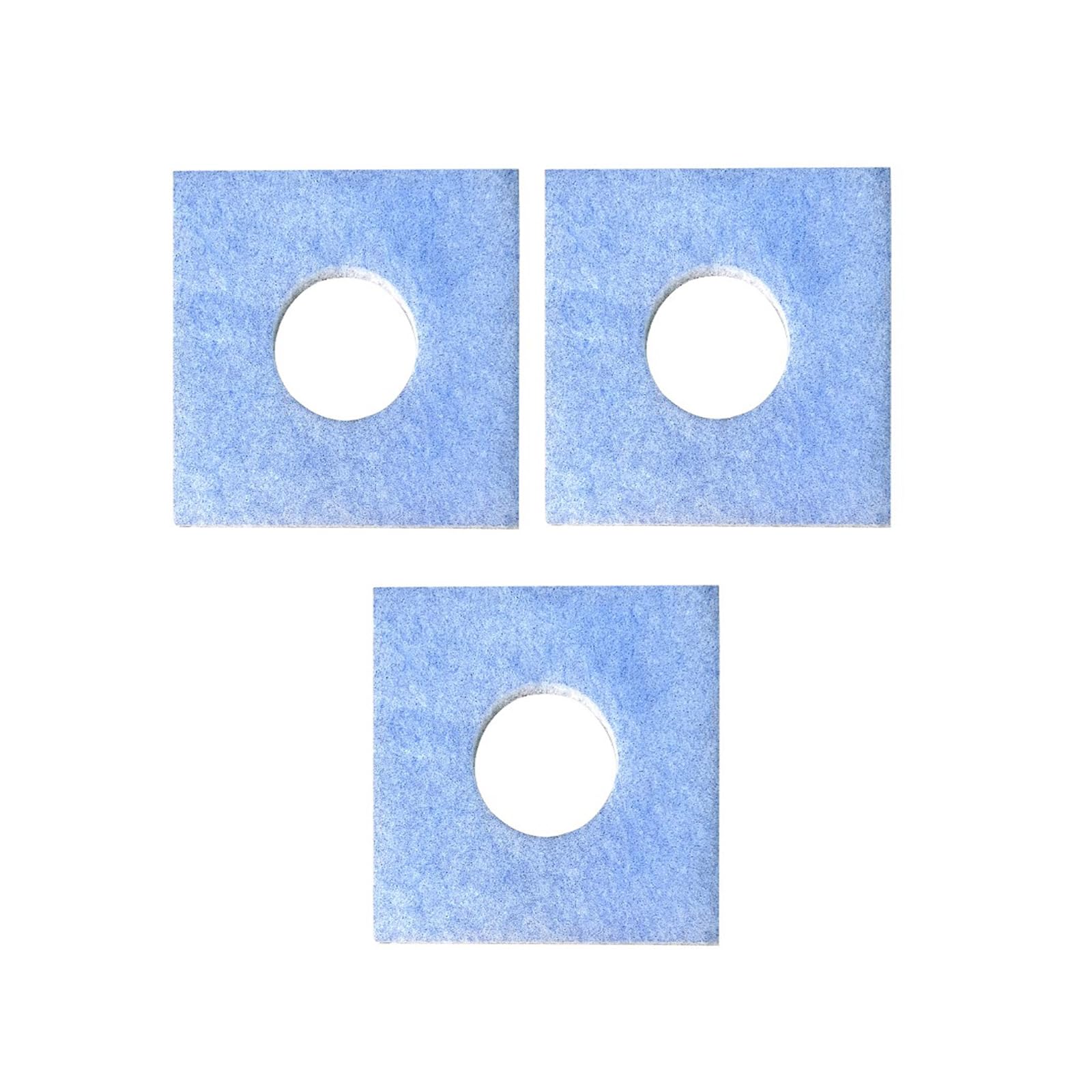 MYAYD 3pcs Filters for Limodor Limot LF/ELF Ventilation Units, Replacement Filter for Bathroom Fan 222 x 226 x 18 mm, 95 mm, Filter Class G4 Ventilation System, Filter and Dust Filter for Bathroom