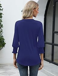 LOMON Women's 2025 Fashion Tops 3/4 Length Sleeve