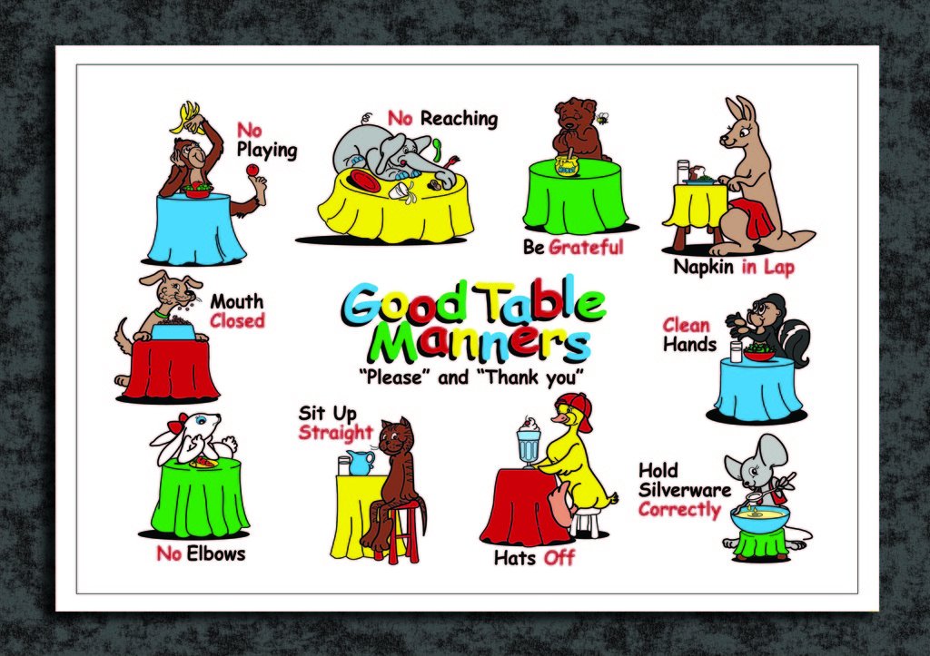 tamatina-children-room-wall-poster-good-table-manners-colorful-hd