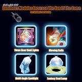 BINZKBB Light Magnetic Tiles 110pc Set Glow in the Dark STEM Construction Toys view 2