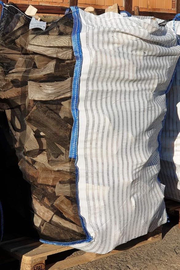 Arebos Sacco Di Legno Premium | Big Bag 100 X 100 X 160 Cm | Con 4 Passanti E Grembiule Di Riempimento | Portata 1500 Kg, SF 5 - Foto 10