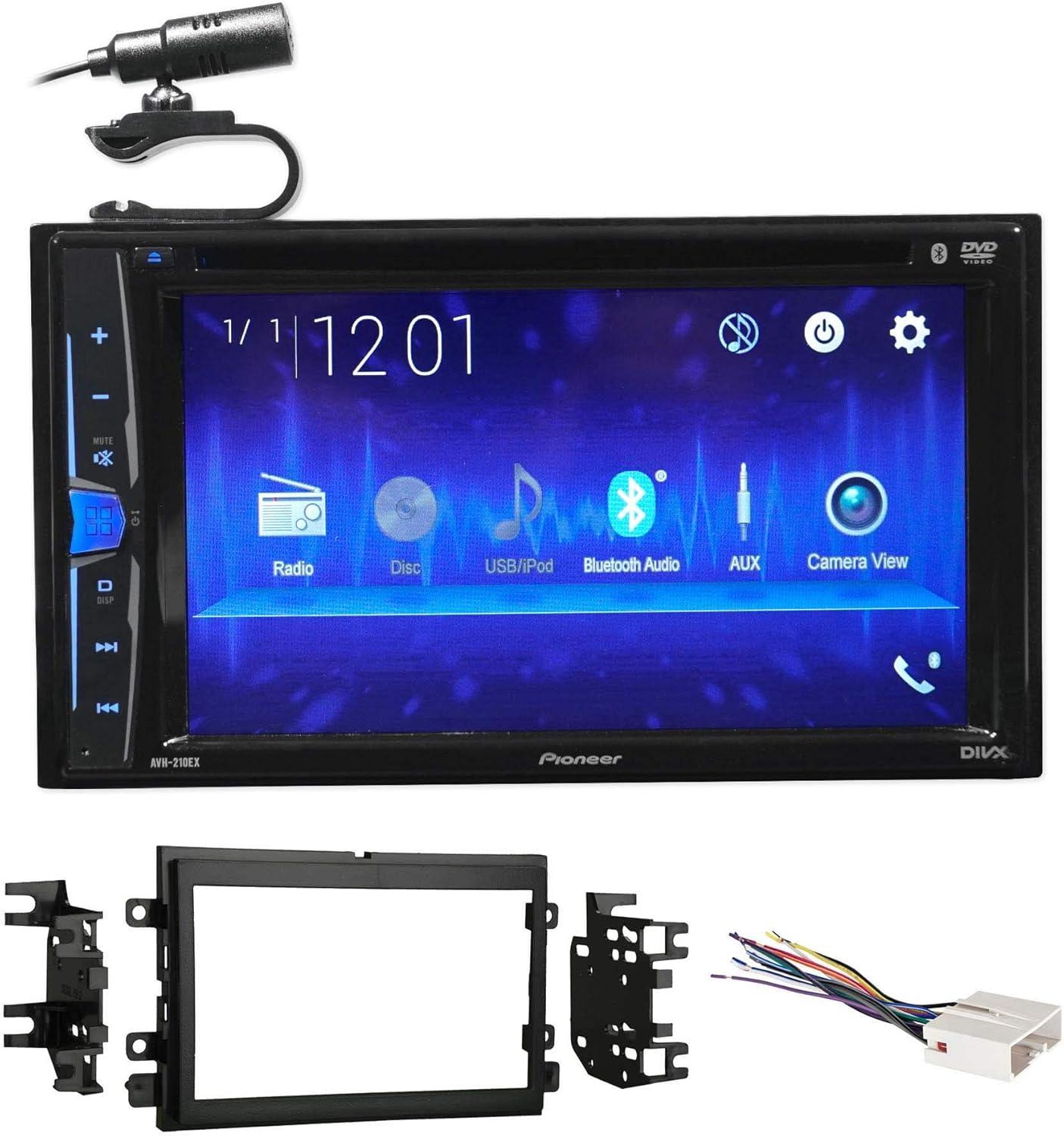 Pioneer DVD Bluetooth Receiver iPhone/Android For 2005-07 Ford F-250/350/450/550