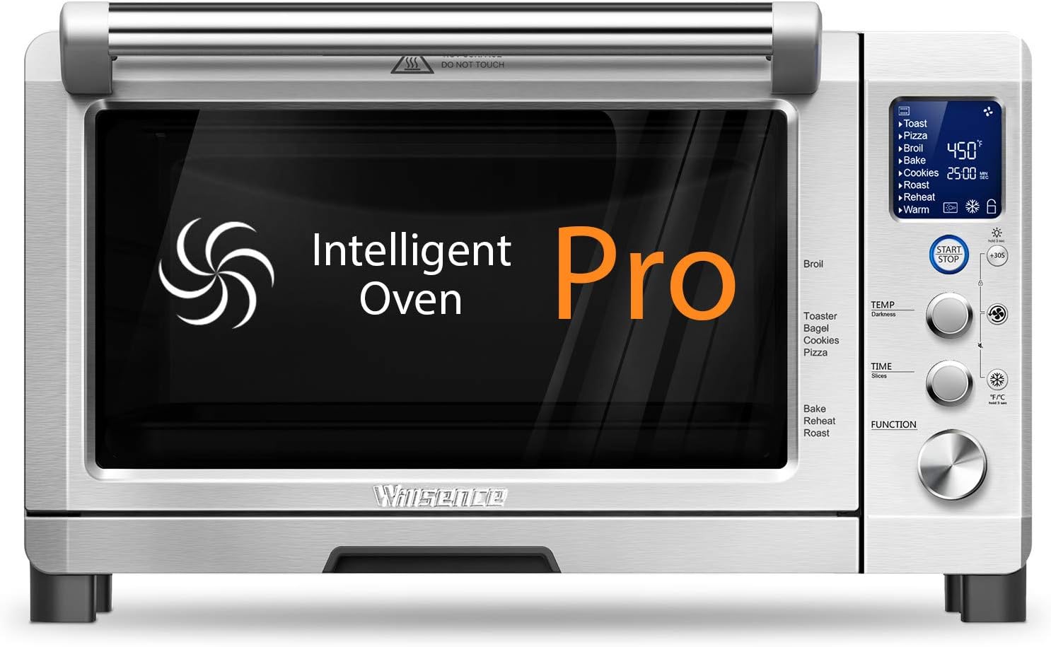 Toaster Oven, Willsence Convection Toaster Oven Stainless Steel 6 Slice Countertop LCD Display